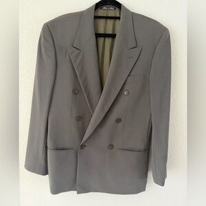 VINTAGE Many by Giorgio Armani/ Greige Wool Blazer